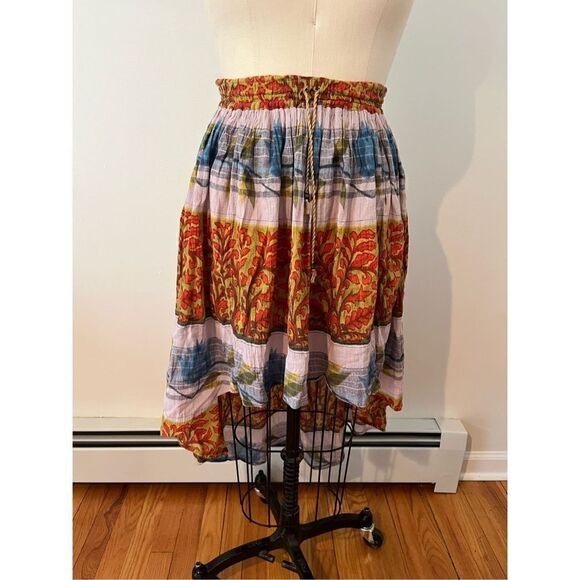 Free People Hi Low skirt boho women’s size Small - Picture 2 of 4